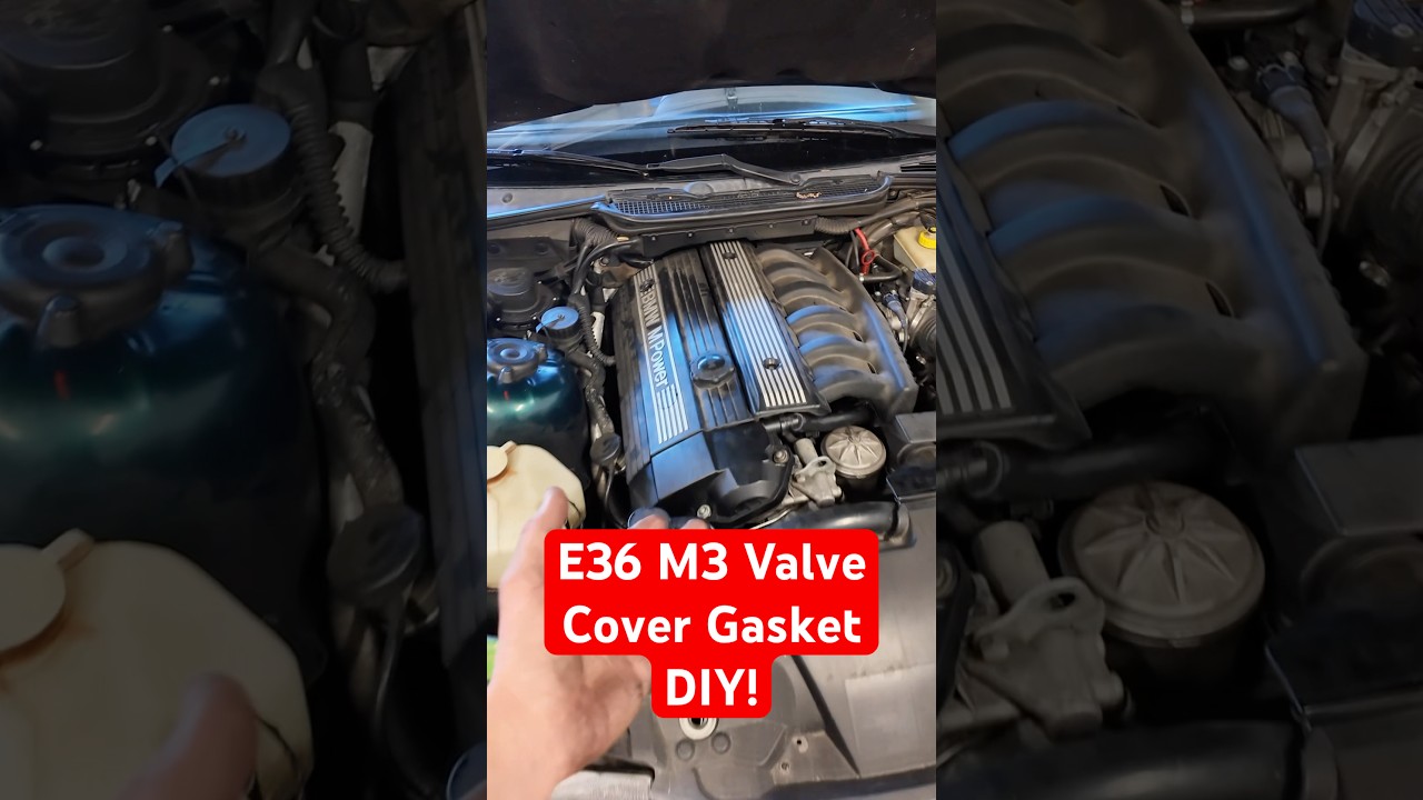Teaching a follower how to do his own valve cover gasket in his E36 M3! 