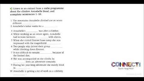 B2 THE BEST SENTENCE COMPLETION LISTENING ACTIVITY WITH ANSWERS 2020 CAMBRIDGE FCE FIRST EXAM EOI