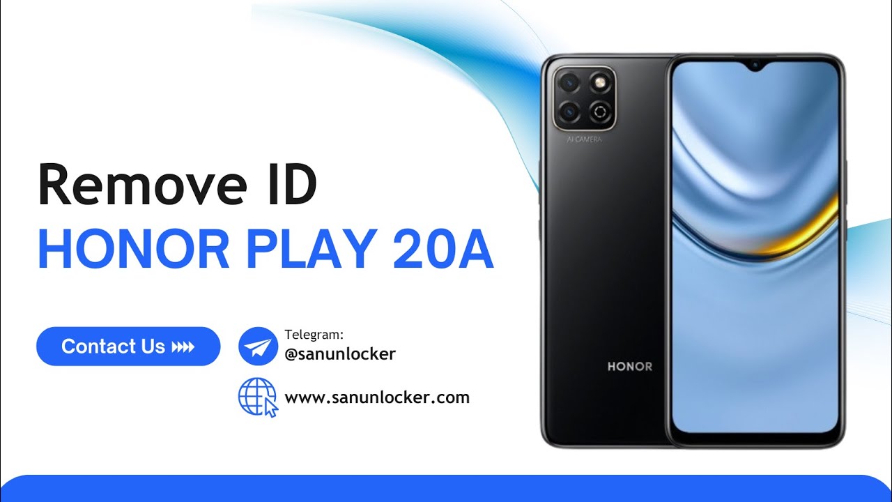 Honor Play 20a [ KOZ-AL00CM ] Remove ID With UnlockTool by‬