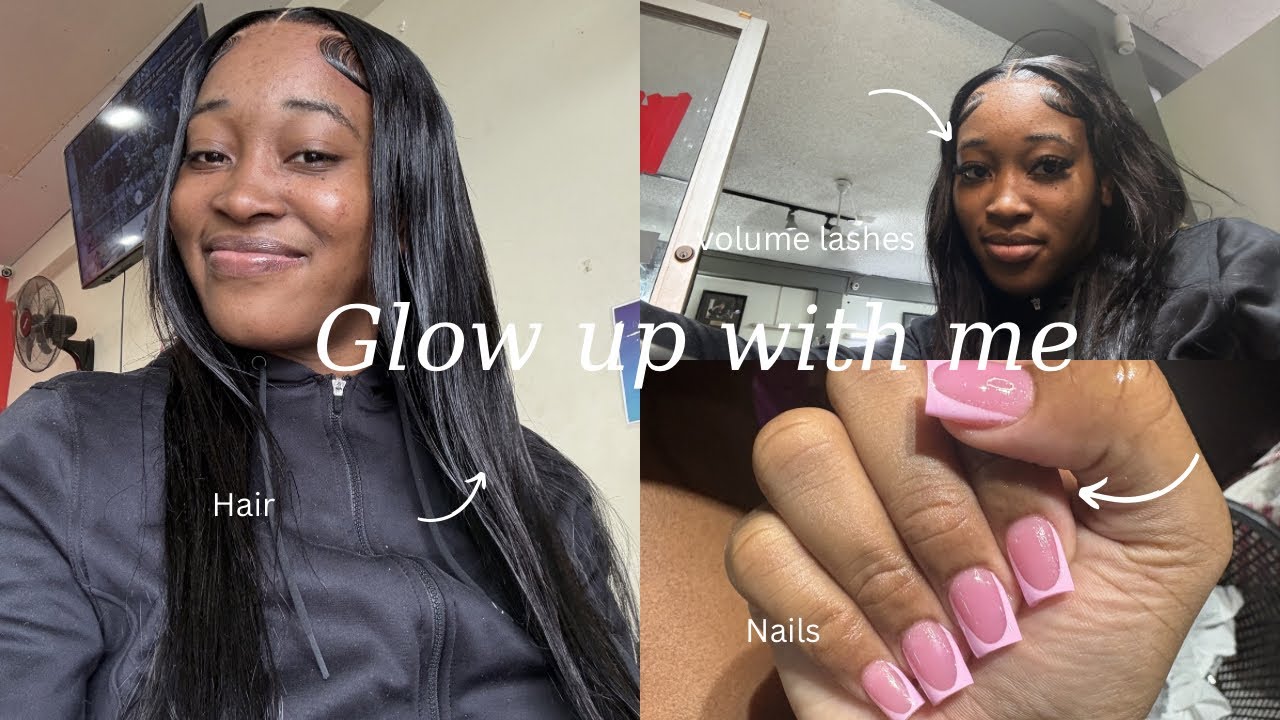 “Glow Up With Me | Hair, Nails & Lashes Self-Care Day 🇯🇲” - YouTube