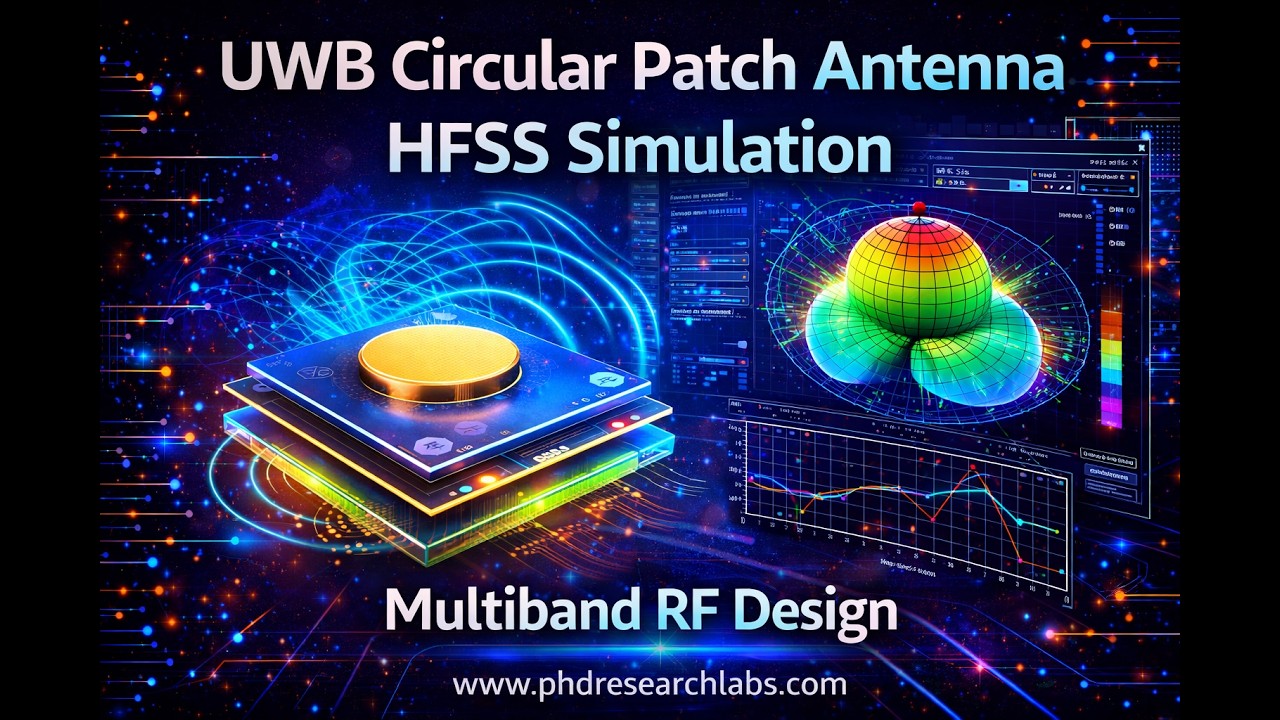 Compact Multiband UWB Circular Patch Antenna | Ansys HFSS Simulation ...