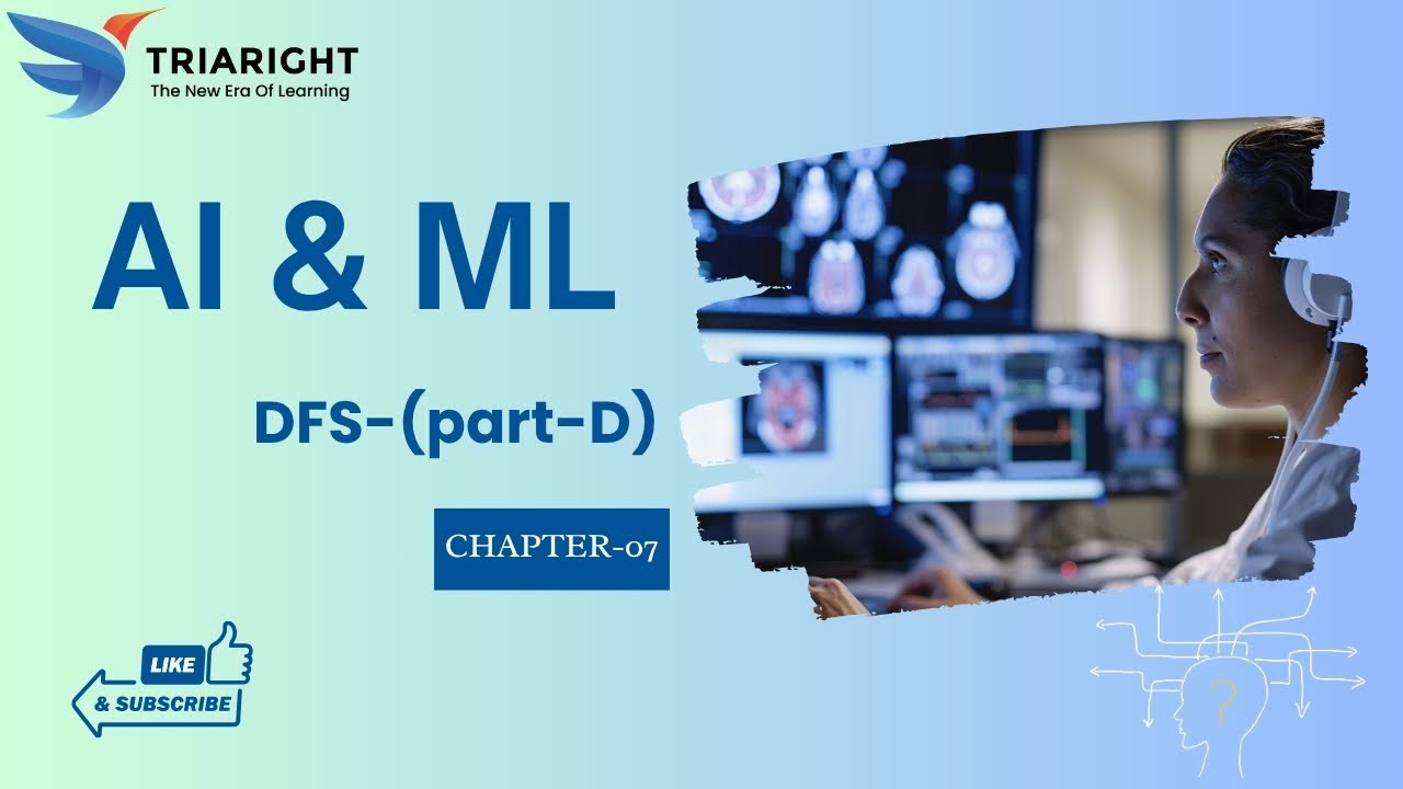 Depth-First Search (DFS) Advanced – AI & ML Chapter 7 (Part D) - YouTube