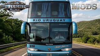 American Truck Simulator com Mods #2.6: Marcopolo G6 Paradiso 1800 DD-Rio Uruguay