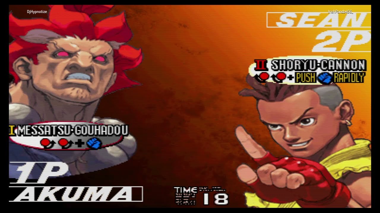 Street Fighter® 30th Anniversary Collection_ Shin Akuma DjHypnotize vs Sean IrishPanda456_ SF3 LIVE