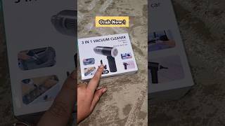 Mini Portable 3 in 1 Vaccum Cleaner for Home &amp; Car #minigadgets #minitools #minivaccumcleaner