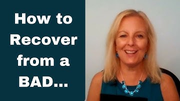 How to Recover from a BAD Presentation - Speaking Tips and Training | AmondaRose