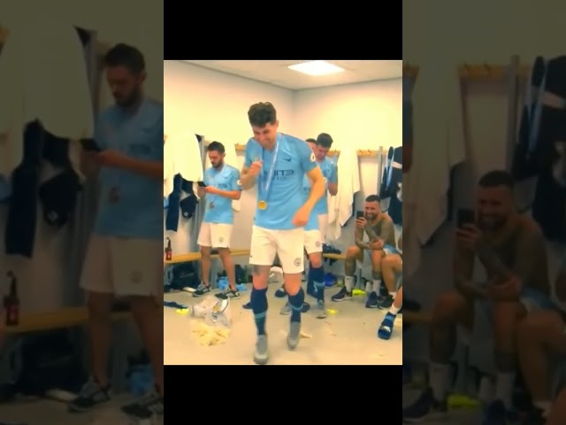 John Stones Dancing after Man City Crowned Champions class=