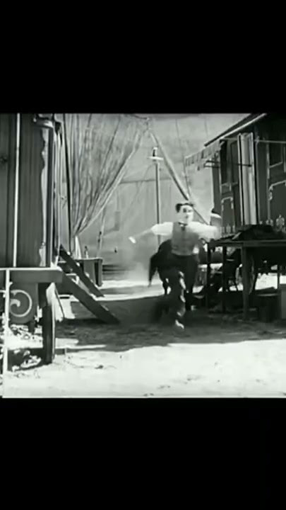 Charlie Chaplin lion cage Killer Comedy Scene