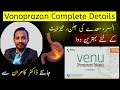 Tablet Venu 10mg (Vonoprazan, Voniza, Vonozan, Vono) Uses, Dosage & Side Effects in Urdu/Hindi