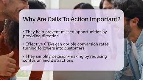 Why Are Calls To Action Important? - Everyday-Networking