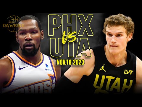 Phoenix Suns vs Utah Jazz Full Game Highlights | Nov 19, 2023 | FreeDawkins