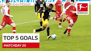 Top 5 Goals Moukoko, Jeong & Co. Matchday 20 - 202021