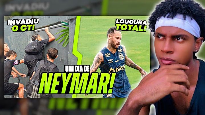 🚨Shock Reagir: PASSEI UM DIA COM NEYMAR NO CT DO SANTOS!