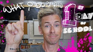 What I Do on the First Day of School | High School Teacher Vlog
