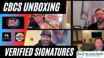 CBCS Unboxing - Verified Signatures with Jason Parker & Tim Plumbe