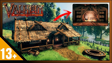 Valheim: How To Build Farmhouse -Large House- (Build Guide)