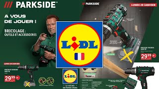 catalogue LIDL spécial BRICOLAGE PARKSIDE du 25 janvier au 8 février 2024 💥 LES JEUDIS BRICO 🛠