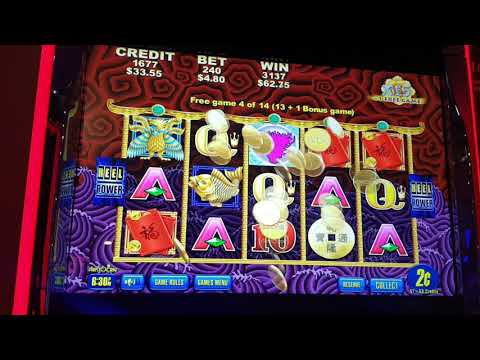 5 DRAGON DELUXE MAX BET DOUBLE RETRIGGER FEATURE POKIES SLOT WINS