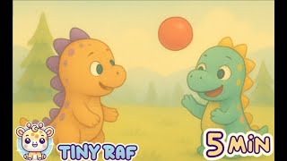Toby the Brave T-Rex | A Story About Making New Friends | Learning & Bedtime Story for Toddlers
