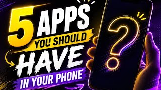 🔥 5 Hidden Apps You NEED on Your Phone in 2026!