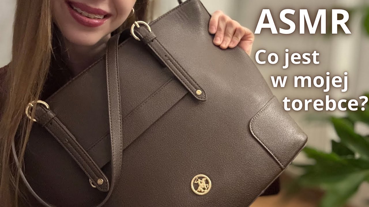 ASMR po polsku Co jest w mojej torebce do pracy 👜 What’s in my bag ASMR 