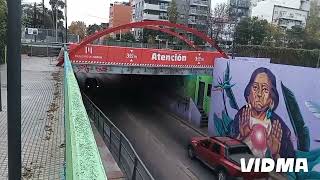 Ferrocarril Sarmiento, paso bajo Nivel Estrada/ Juan B Justo. Haedo, Morón.