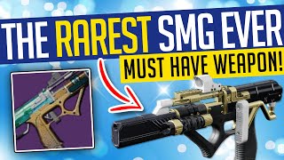 Destiny 2 | THE RAREST SMG EVER! The GOD ROLL is NEARLY Impossible to Get...