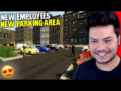 New Employees + New Parking Area - Parking Tycoon Business Simulator