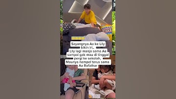 Manjanya Lily ke Aa Rafathar maunya nempel terus sama Aa