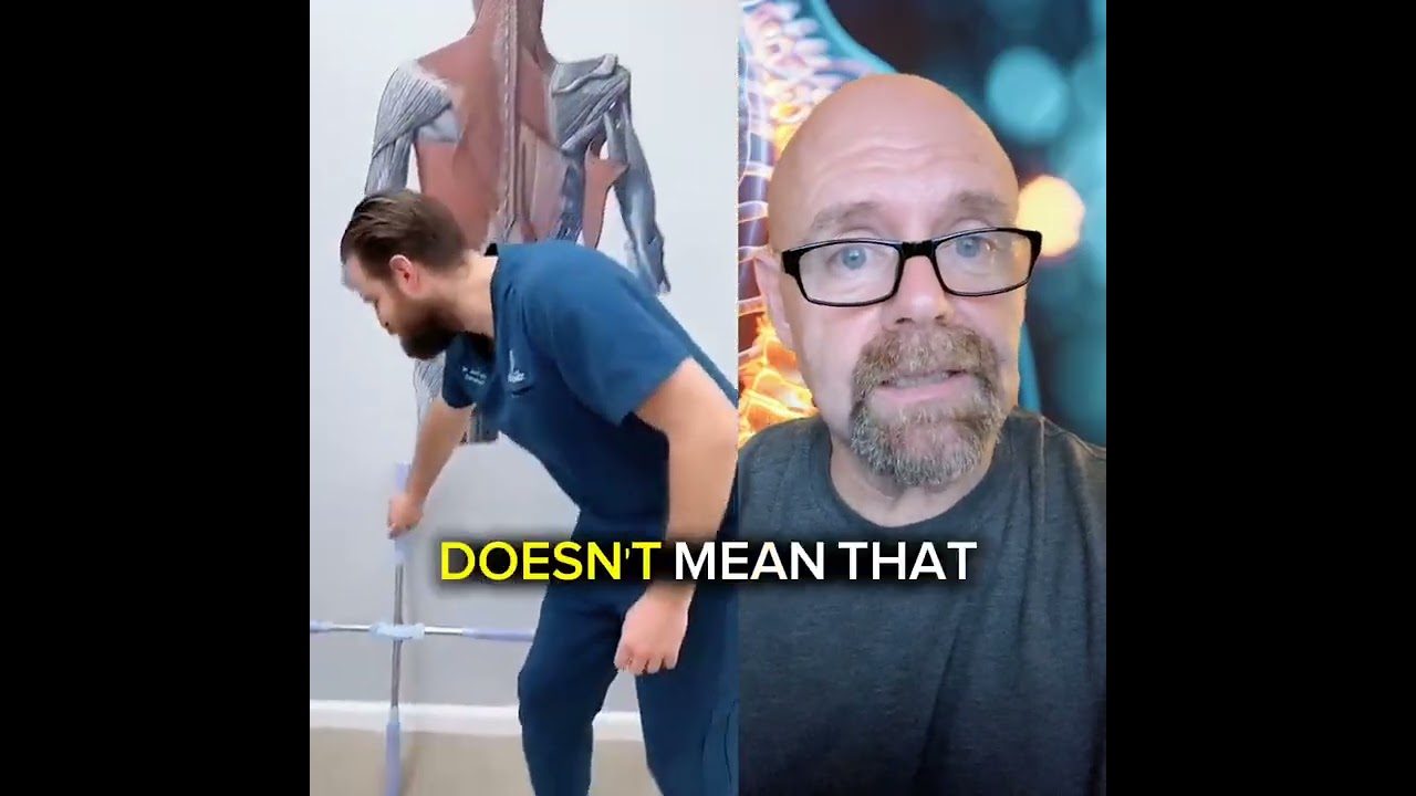 Using a Pole to Crack My Back...