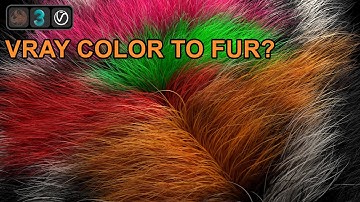 Learn How to Apply Color to Fur or Hair using Ornatrix/3ds Max/Vray