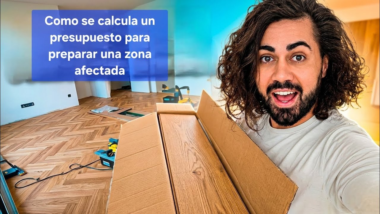 Como se calcula un presupuesto para raparar una zona afectada#parquet #reformas #tarima 