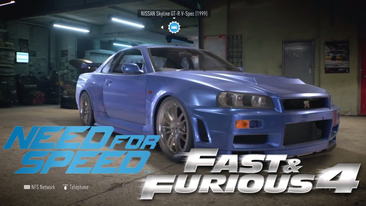 Fast And Furious 4 Dans Need For Speed Avoir La Nissan Skyline Gtr R34 De Brian O Connor Youtube Fast And Furious 4 Dans Need For Speed Avoir La Nissan Skyline Gtr R34 De Brian O Connor Youtube