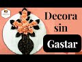 Flores de papel | Decoración del Hogar | Manualidades con papel fácil de hacer