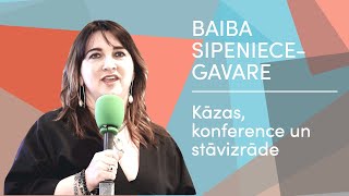 KĀZAS, KONFERENCES, KOMĒDIJA. Saruna ar jubilāri - Baibu Sipenieci-Gavari