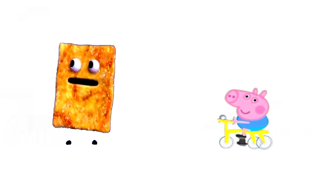 Cinnamon Toast Crunch Eats Peppa Pig On a Bike