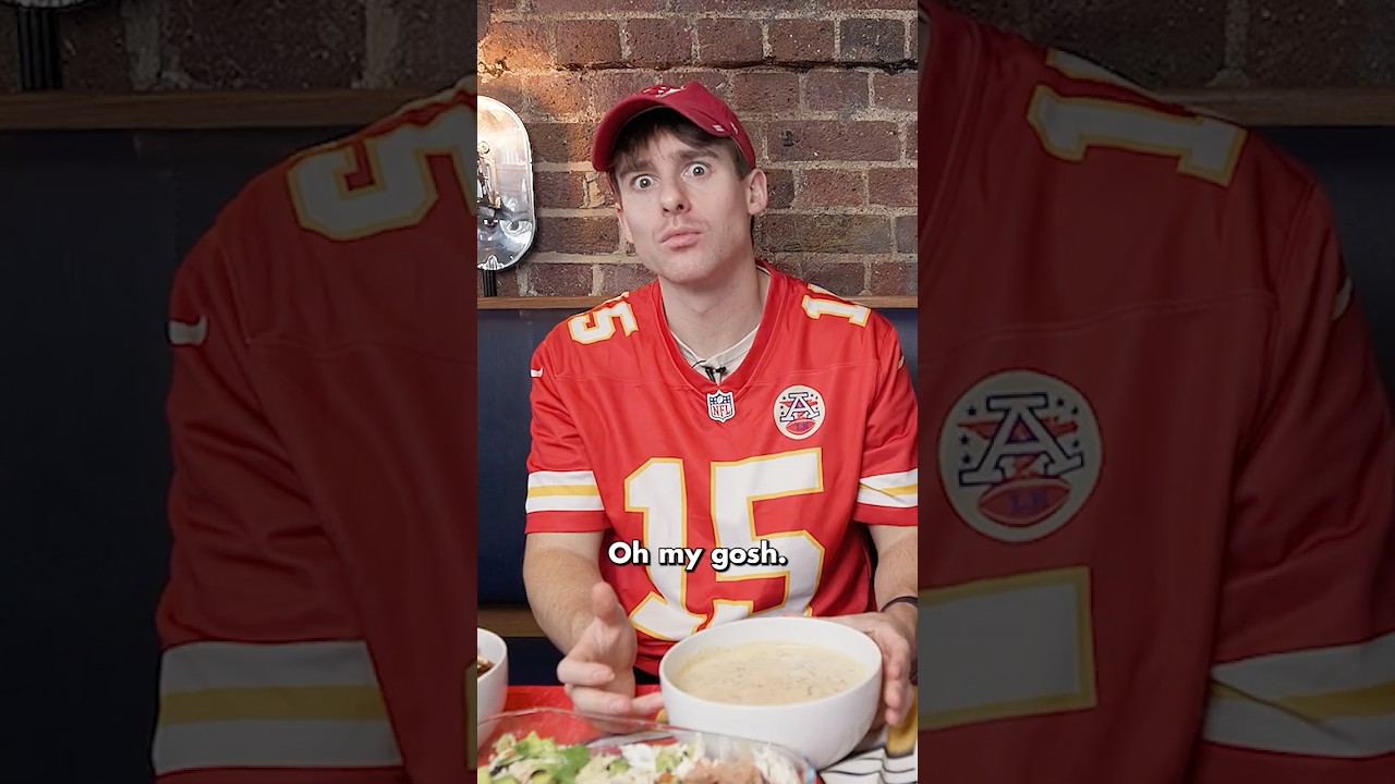 Two Brits try Super Bowl Inspired Queso!