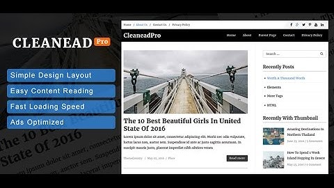 Top 10 Best Free WordPress Blog Themes For 2017
