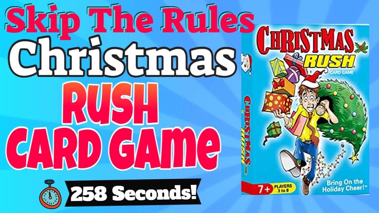 How To Play Christmas Rush Card Game - YouTube