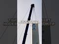 Mobile crane at the LIMIT: Cold box lift inches from the boom!