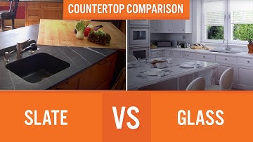 Slate vs Glass | Countertop Comparison