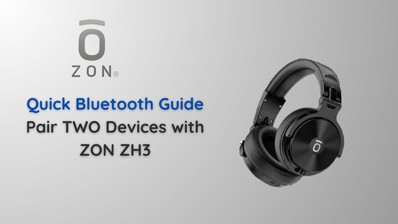 How to Pair Two Devices with ZON ZH3 – Quick Bluetooth Guide | ZON ZH3 ...