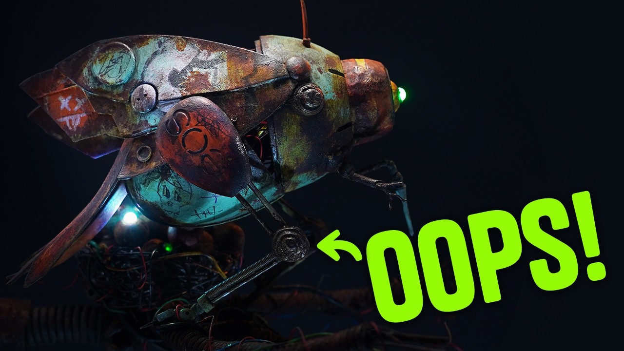 I Tried to Build a Robot Bird and Accidentally Built a Bug