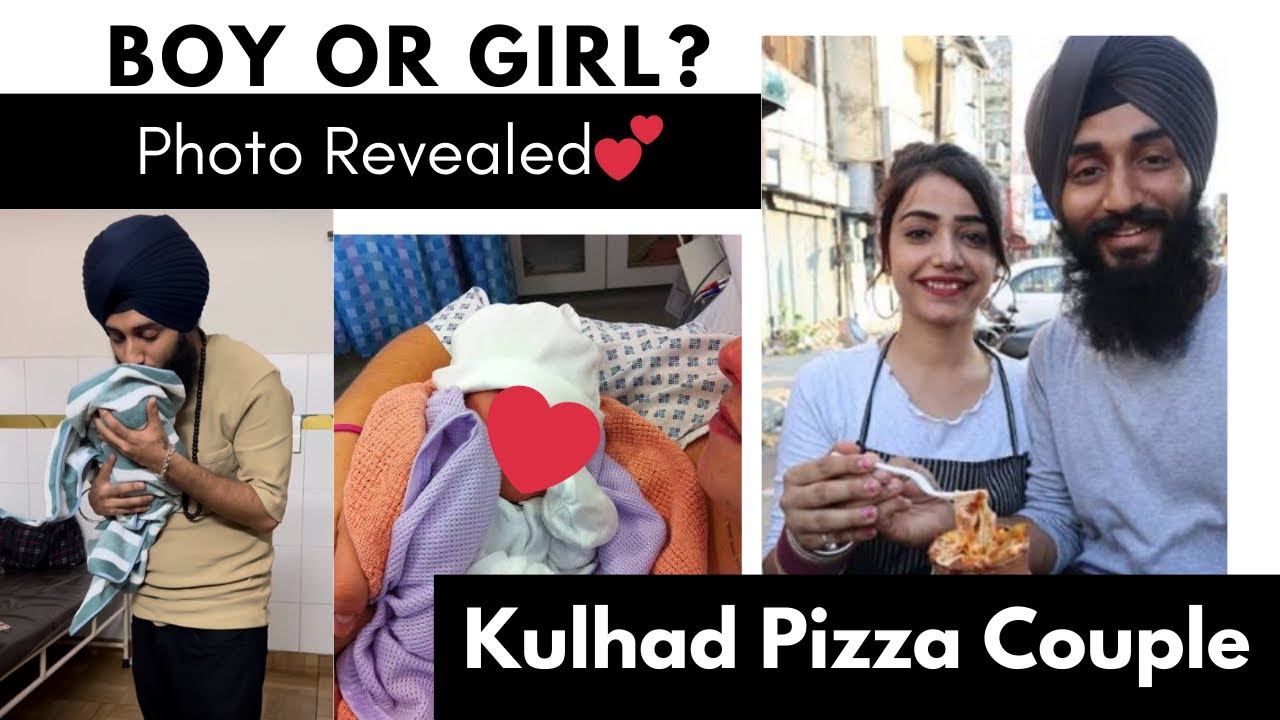 Kulhad Pizza Couple Jalandhar Baby Boy or Girl Sehaj Arora and
