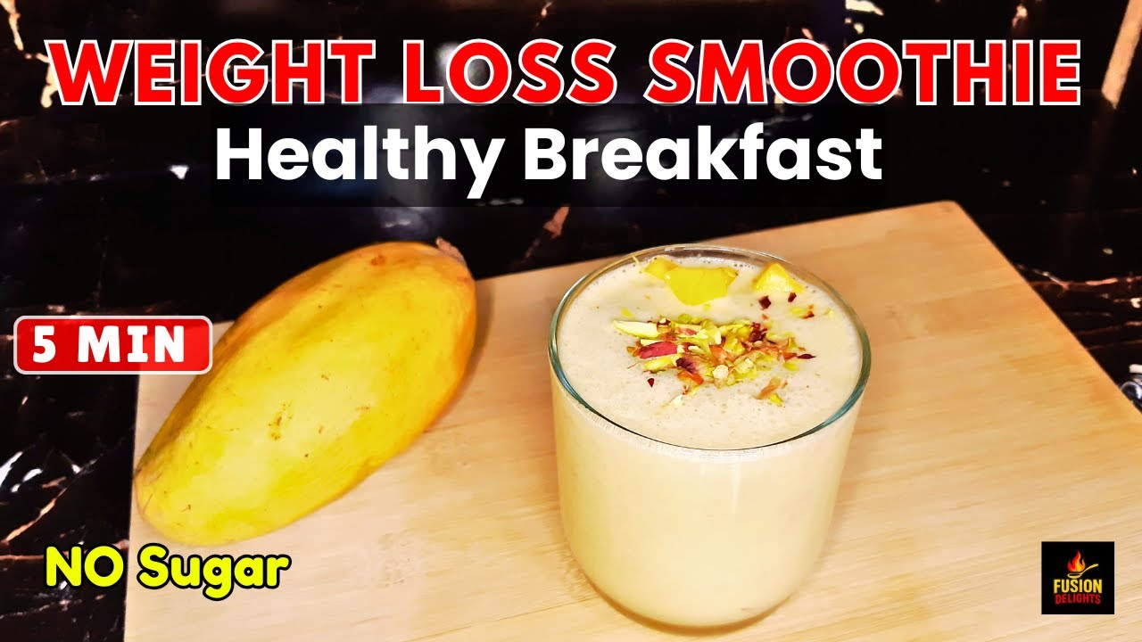 Mango Smoothie | Weight Loss Drink By Fusion Delights | Healthy Breakfast Ideas | Mango Shake