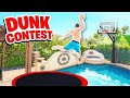 INSANE 2HYPE POOL TRAMPOLINE DUNK CONTEST