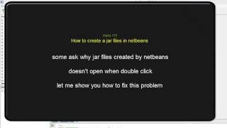How to make a jar files in netbeans