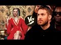 calvin harris shades taylor swifts look what you made me do music video premiere at the vmas
