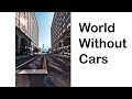 If cars stoped moving..A World Without Cars
