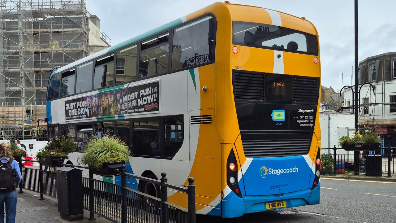Scania Power😎 - Scania N250UD/ADL E400MMC  15285 YN16WWB On the 101 (Rye - Hastings)